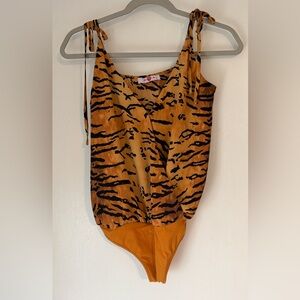 Buddylove Tiger Print Sleeveless Top NWOT